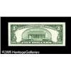 Image 2 : Fr. 1960-I $5 1934D Federal Reserve Note. Choice Cris
