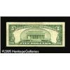 Image 2 : Fr. 1961-K $5 1950 Wide II Federal Reserve Note. Very