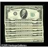 Image 1 : Fr. 2012-A*-L* (17) $10 1950B Federal Reserve Notes.