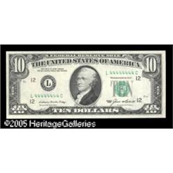 Fr. 2027-L $10 1985 Federal Reserve Note. Gem Crisp U