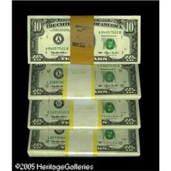 Fr. 2030-A, L $10 1993 Federal Reserve Notes. Two Ori