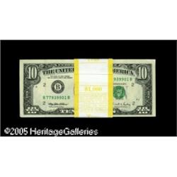 Fr. 2031-B $10 1995 Federal Reserve Notes. Original P