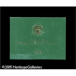 Premium Federal Reserve $10 Set Fr. 2033-A-L $10 1999