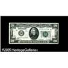 Image 1 : Fr. 2050-J* $20 1928 Federal Reserve Note. Crisp Unci