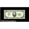 Image 1 : Fr. 2055-F* $20 1934A Federal Reserve Note. Choice Cr