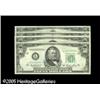 Image 1 : Fr. 2108-L* $50 1950A Federal Reserve Notes. Four Exa