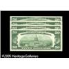Image 2 : Fr. 2108-L* $50 1950A Federal Reserve Notes. Four Exa