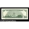 Image 2 : Fr. 2126-L $50 1996 Federal Reserve Note. Gem Crisp U