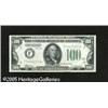 Image 1 : Fr. 2152-F* $100 1934 Federal Reserve Note. Choice Cr