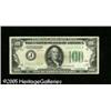Image 1 : Fr. 2152-J* $100 1934 Mule Federal Reserve Note. Fine