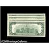 Image 2 : Fr. 2160-B, D, G, L $100 1950C Federal Reserve Notes.
