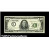 Image 1 : Fr. 2200-I $500 1928 Federal Reserve Note. Very Fine.