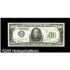 Image 1 : Fr. 2201-B $500 1934 Federal Reserve Note. About Unci