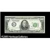 Image 1 : Fr. 2201-G* $500 1934 Federal Reserve Note. Very Fine