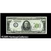 Image 3 : A Pair of $500 1934 Federal Reserve Notes RFr. 2201