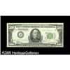 Image 1 : Fr. 2202-J $500 1934A Federal Reserve Note. Mule. Cri