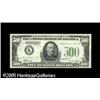 Image 1 : Fr. 2202-K $500 1934A Federal Reserve Note. Mule. Cho