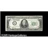 Image 1 : Fr. 2202-L* $500 1934A Federal Reserve Note. Extremel