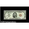 Image 1 : Fr. 2301* $5 1934 Mule Hawaii Federal Reserve Note. A