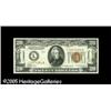 Image 1 : Fr. 2304 $20 1934 Hawaii Mule Federal Reserve Note. C