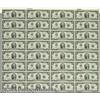 Image 7 : Uncut Sheets of Thirty-two. RFR. 1919-K $1 1993 Fed