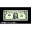 Image 1 : $1 Federal Reserve Note 1963 - 2003 Block Collection.