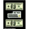 Image 1 : $100 Federal Reserve Note Label Sets 1990, 1993, 1996