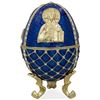 Image 1 : 4" Jesus The Savior Icon Faberge Inspired Russian Easter Egg