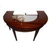 Image 2 : English Mahogany Demi Lune Wine Tasting Table