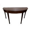 Image 4 : English Mahogany Demi Lune Wine Tasting Table