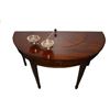 Image 5 : English Mahogany Demi Lune Wine Tasting Table