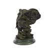 Image 10 : Bronze Metal Elephant Bust Sculpture 8" x 8"