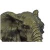 Image 5 : Bronze Metal Elephant Bust Sculpture 8" x 8"
