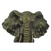 Image 7 : Bronze Metal Elephant Bust Sculpture 8" x 8"