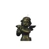 Image 4 : Vintage Style Bronze Cherubim Urn Jewelry Box 8.5" x 6"