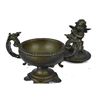 Image 6 : Vintage Style Bronze Cherubim Urn Jewelry Box 8.5" x 6"