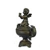 Image 9 : Vintage Style Bronze Cherubim Urn Jewelry Box 8.5" x 6"