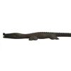 Image 1 : Mid 20thc Congo Hand-carved Ebony Wood Crocodile