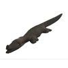 Image 4 : Mid 20thc Congo Hand-carved Ebony Wood Crocodile