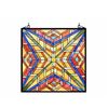Image 1 : "PRIME" Tiffany-glass Window Panel 24"