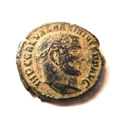 Bronze Coin Of Maximinus II: 305-313 A.D.