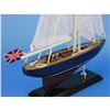 Image 6 : Wooden Endeavour Model Sailboat Decoration 16"