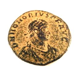 Bronze Coin of Honorius (393-423 A.D.)