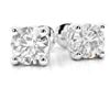 Image 1 : 0.10 CT. T.W. L-I1 ROUND CUT DIAMOND STUD EARRINGS