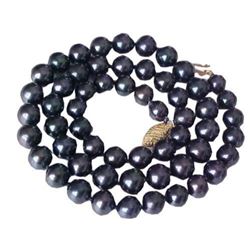 South Sea Pearl Necklace Solid 14k Yellow Gold Clasp