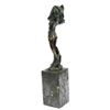 Image 4 : ART NOUVEAU DECO BRONZE NUDE GIRL STATUE FIGURAL FIGURE SCULPTURE STATUE