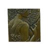 Image 8 : Art Nouveau Bronze Bas Relief Wall Sculpture of Roman Female or Goddess 9.5" x 4"