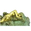 Image 5 : Art Noveau Nude Female Figure on Bronze Soap Dish / Ashtray / Key Holder 2" x 10"