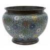 Image 1 : Large Polycrhome Cloisonne Enamel Planter