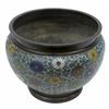 Image 2 : Large Polycrhome Cloisonne Enamel Planter